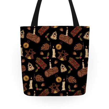 Yule Pattern Tote Bag