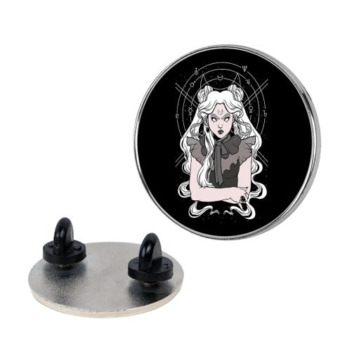 Goth Usagi (Sailor Moon Parody) Pin