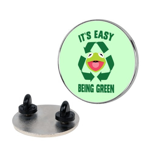It's Easy Being Green Recycling Kermit Pin