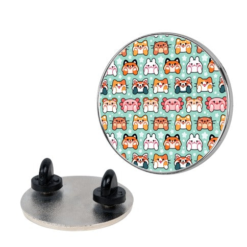 Kawaii Squishy Face Animals Pin