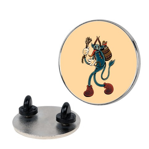 Krampus Cartoon Pin