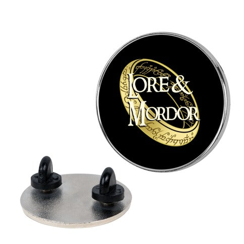 Lore and Mordor Pin