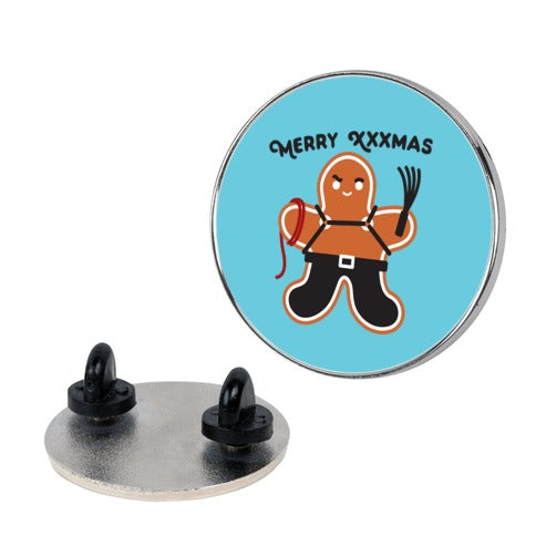 Merry XXXmas Gingerbread Pin