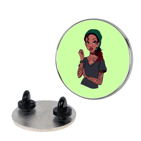 Punk Princess Tiana Parody Pin