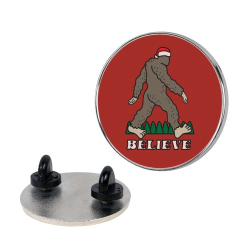 Santa Sasquatch Pin