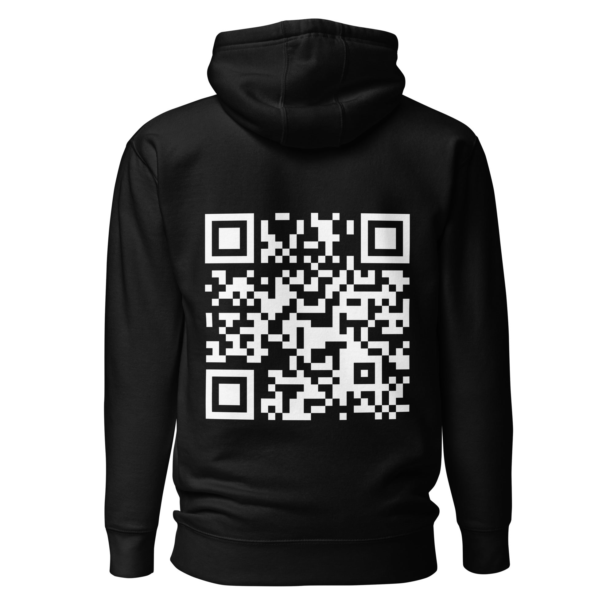 Don't Be A Little Bitch QR Code Hoodie