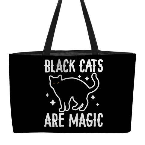 Black Cats Are Magic Weekender Tote