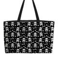 Cute Skull N' Bones Pattern (Black) Weekender Tote