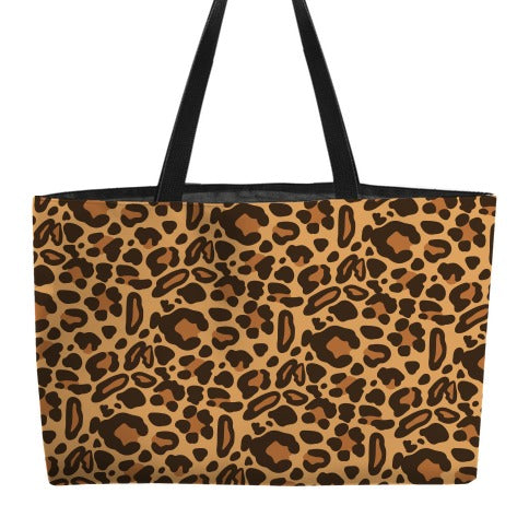 Leopard Print Pattern Weekender Tote