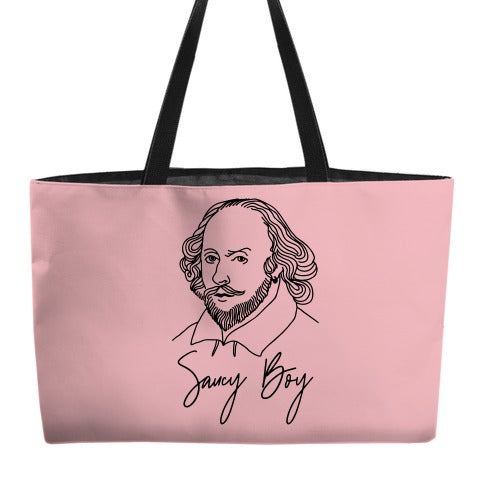 Saucy Boy William Shakespeare Weekender Tote