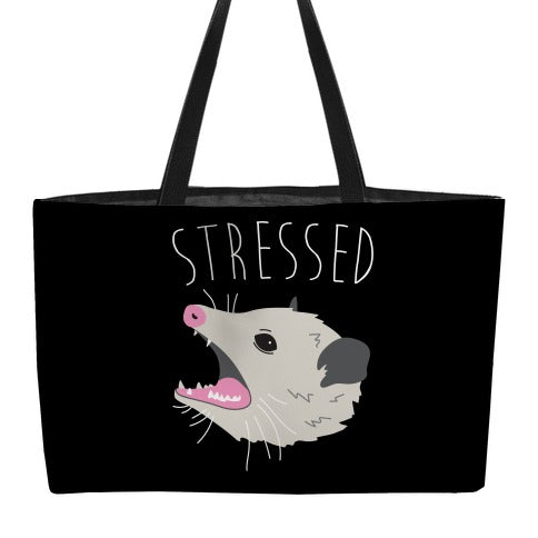 Stressed Opossum Weekender Tote