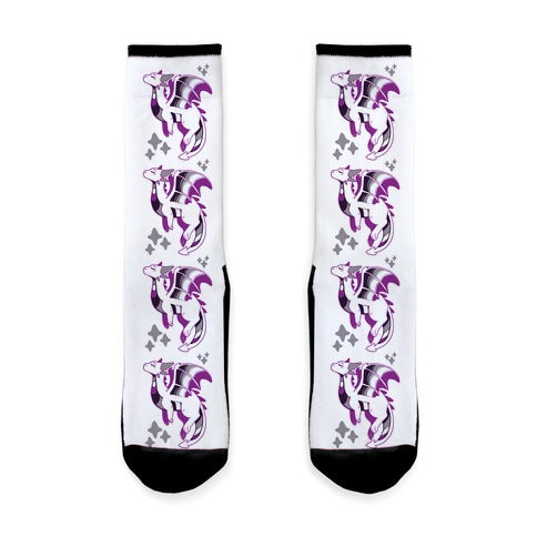 Ace Pride Dragon Socks