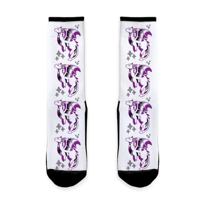 Ace Pride Dragon Socks