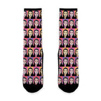Alexandria Ocasio-Cortez Pop Art Parody Socks