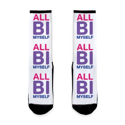 All Bi Myself Socks