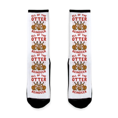 All of The Otter Reindeer Socks