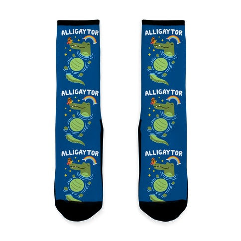 Alligaytor (Gay Alligator) Socks