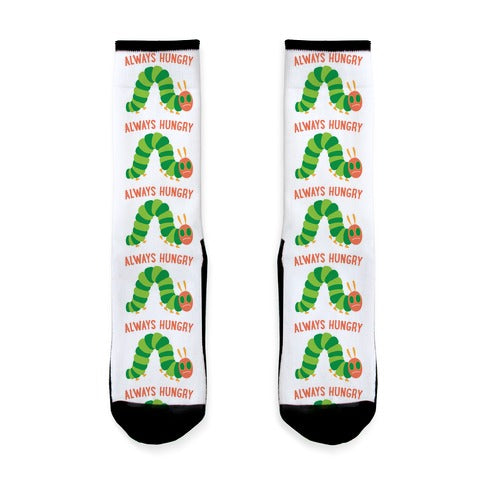 Always Hungry Caterpillar  Socks