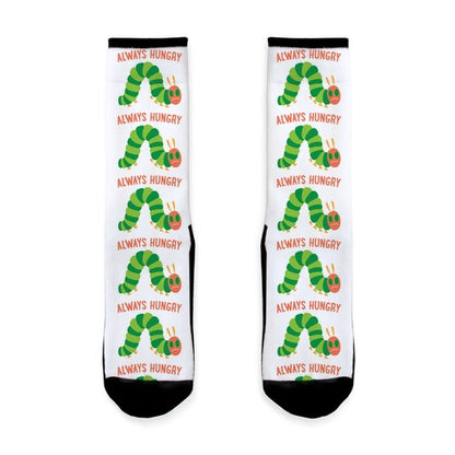 Always Hungry Caterpillar  Socks