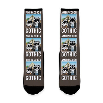 Ameraccoon Gothic Socks