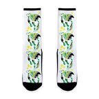 Aromantic Pride Dragon Socks