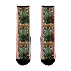 Art Nouveau House Plants Socks