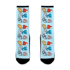 Assorted Furry Butts Socks