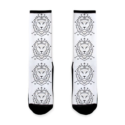Astrology Leo Lion Socks