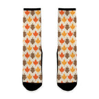 Autumn Leaves Pattern Socks