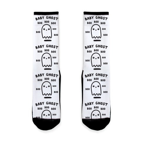 Baby Ghost Boo Boo Boo Socks