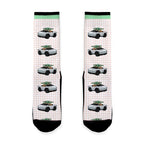 Baby Yoda in a Cyber Truck Socks