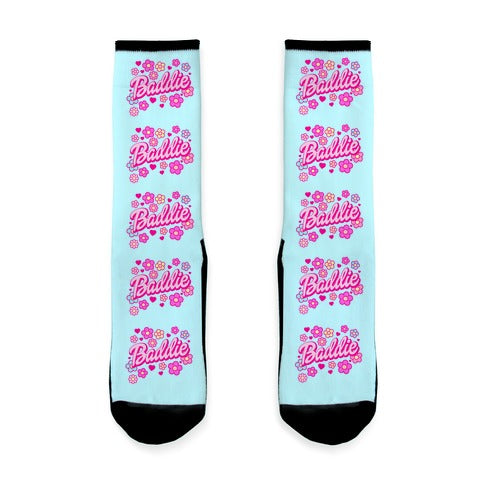 Baddie Barbie Parody Socks