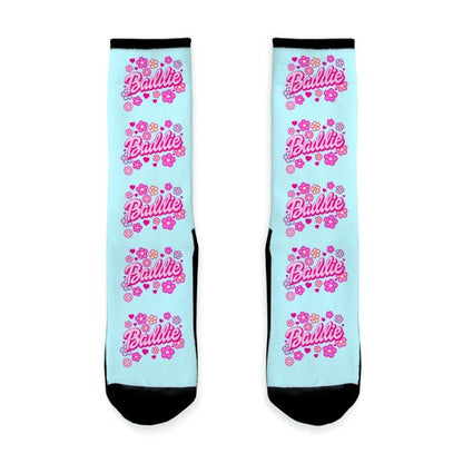 Baddie Barbie Parody Socks