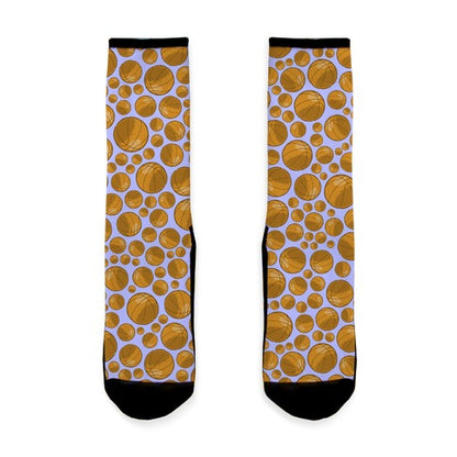 Basketballs Pattern Socks