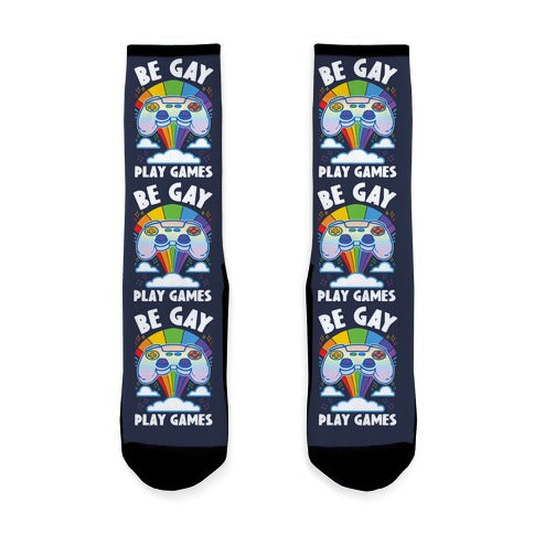 Be Gay Play Games Socks