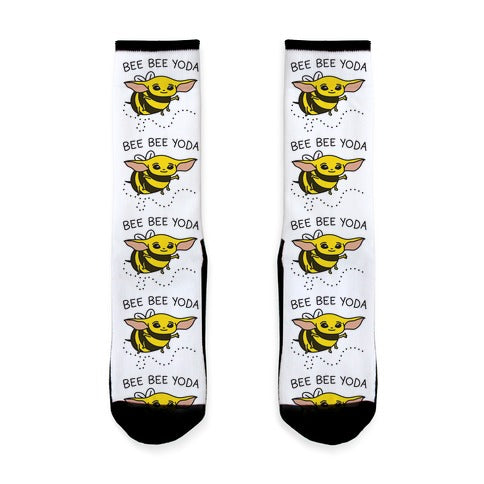 Bee Bee Yoda Socks