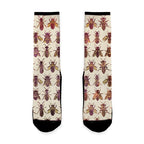 Bee Species Pattern Socks