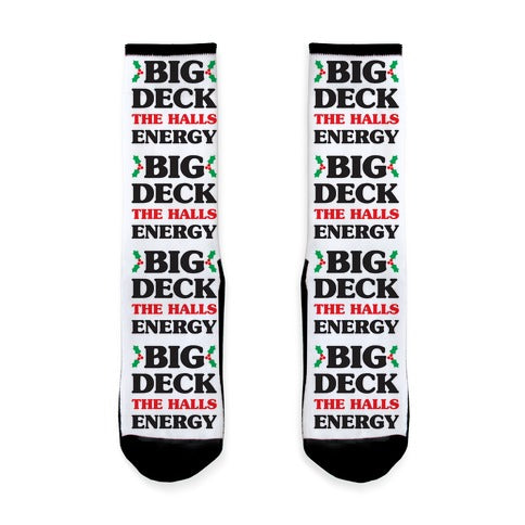 Big Deck The Halls Energy Socks
