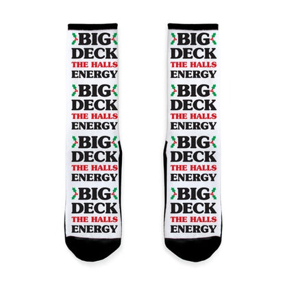 Big Deck The Halls Energy Socks