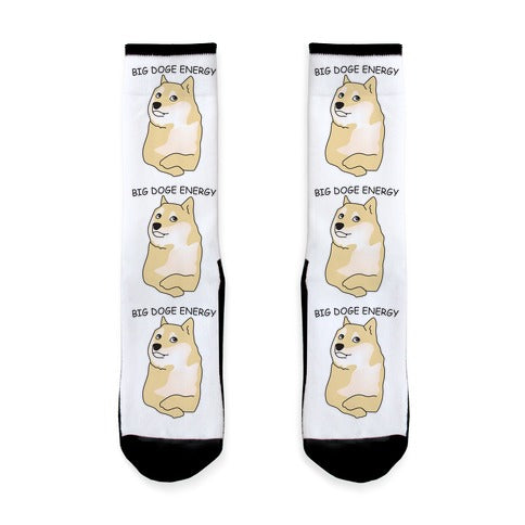 Big Doge Energy Socks