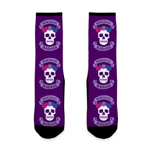 Bisexual Badass Socks