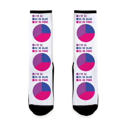 Bisexual Chart Socks