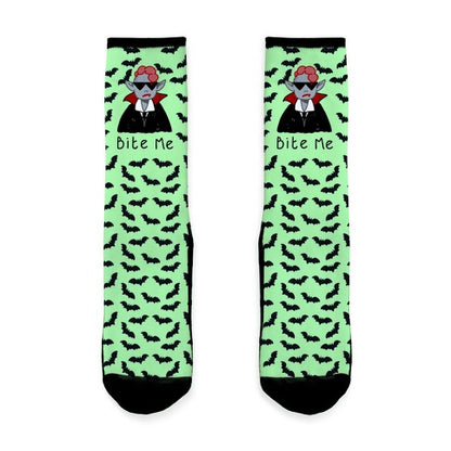 Bite Me Vampire Socks