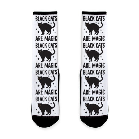 Black Cats Are Magic Socks