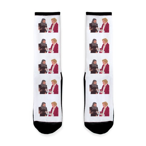 Blackbeard and Stede Bonnet Socks