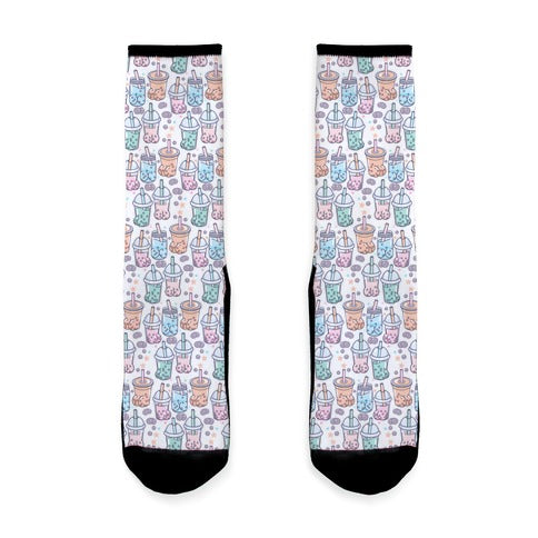 Boba Butts Pattern Socks
