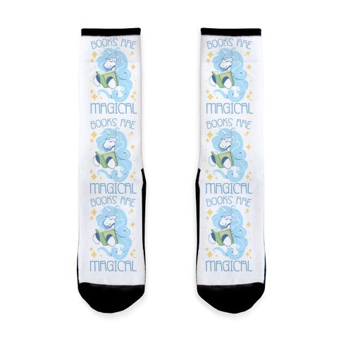 Books Are Magical Socks