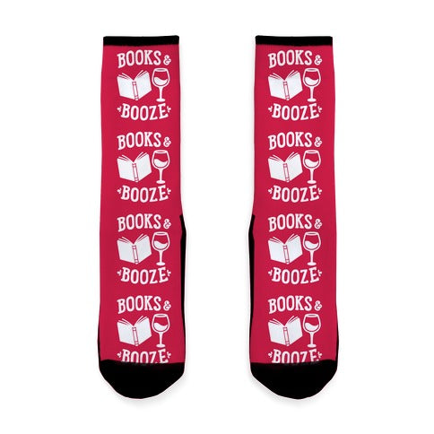 Books & Booze Socks