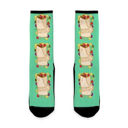 Breakfast Booty-rito Socks