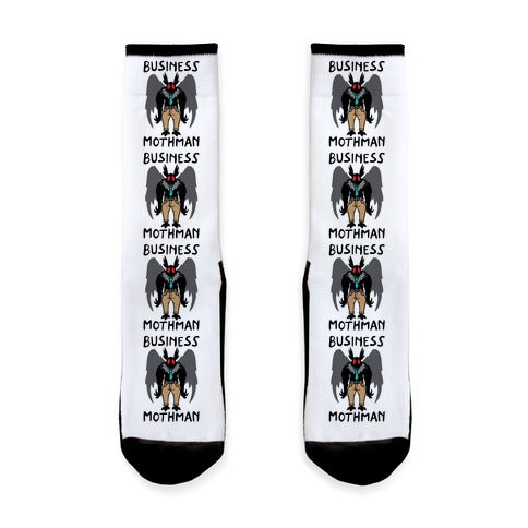 Business Mothman Parody Socks